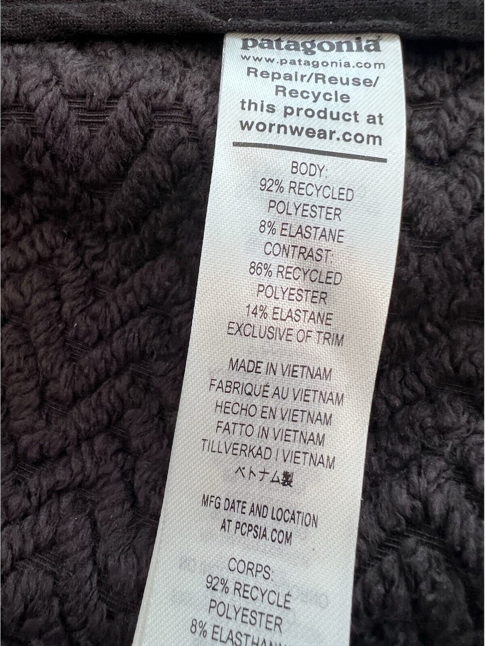 $199 Patagonia Women's R2 CrossStrata Black Jacket Size XS - Picture 9 of 12